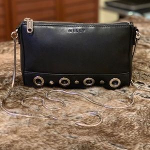 Milly Black Leather Crossbody